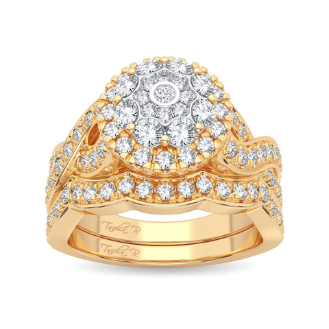 14K 1.25CT Diamond Bridal Ring