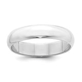 925 Sterling Silver 5mm Half Round Size 5.5 Band Ring