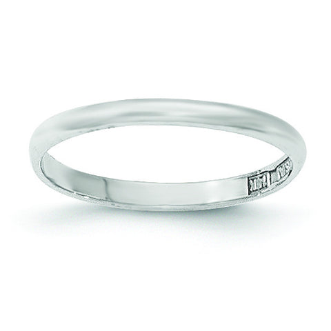 14K White Gold Madi K Polished Ring GK891 - shirin-diamonds
