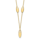 14k Polished with 2in ext. Necklace