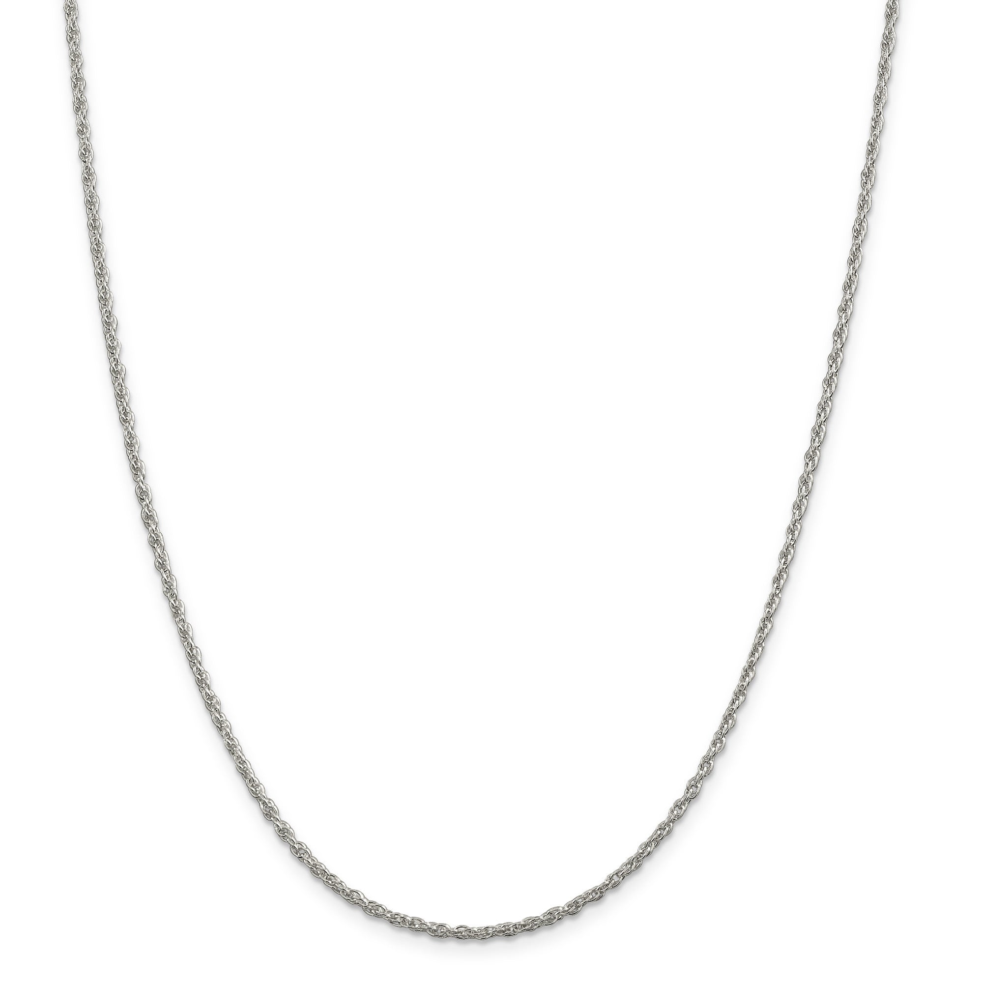 Sterling Silver 2-Inch Cable Chain Extender with 4.0mm Bead and