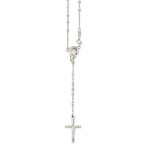 Sterling Silver Crucifix Necklace QH5124 - shirin-diamonds