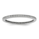 Sterling Silver & CZ Brilliant Embers Ring QMP430 - shirin-diamonds