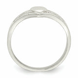 Sterling Silver Heart Ring QR103