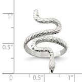 Sterling Silver Snake Ring QR157