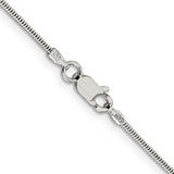 925 Sterling Silver 1.5mm Round Snake Chain 18 Inch