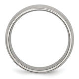 Stainless Steel 7mm Brushed Band Ring 10.5 Size